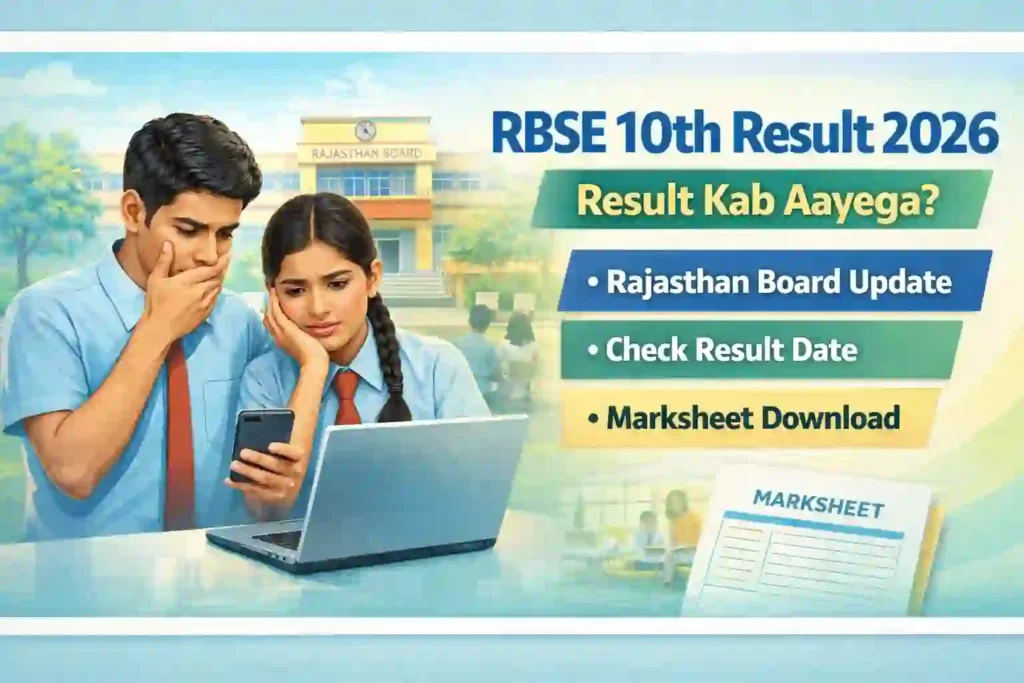 RBSE 10th Result 2026 date Rajasthan Board kab aayega