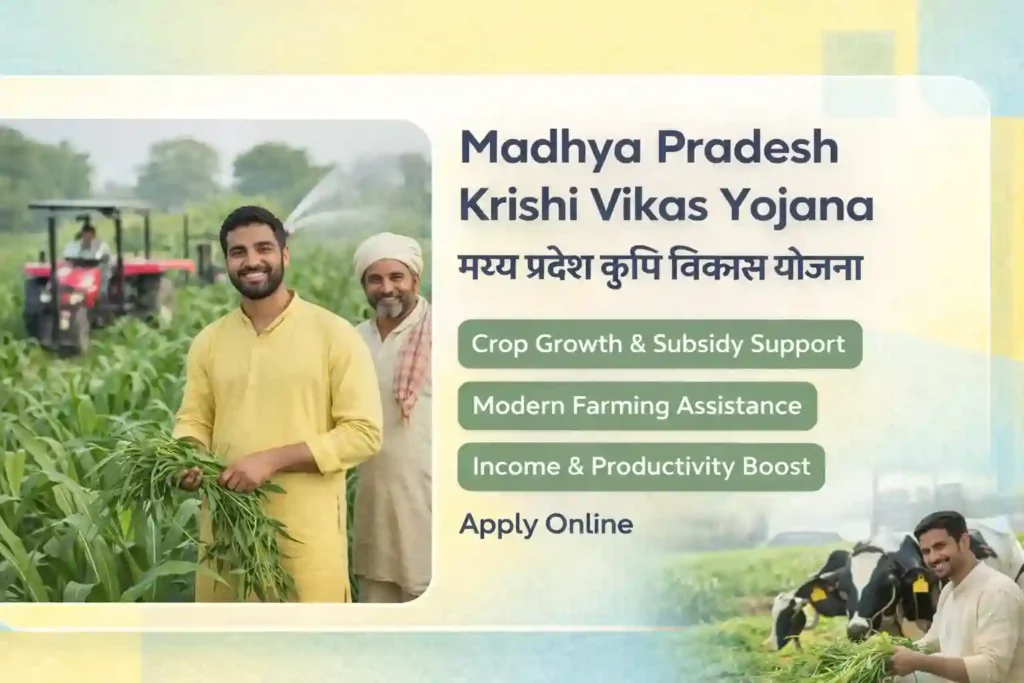 Madhya Pradesh Krishi Vikas Yojana 2026 farmer subsidy and support