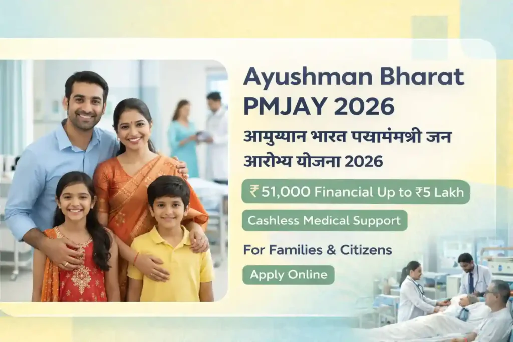 Ayushman Bharat PMJAY 2026 health insurance coverage for families