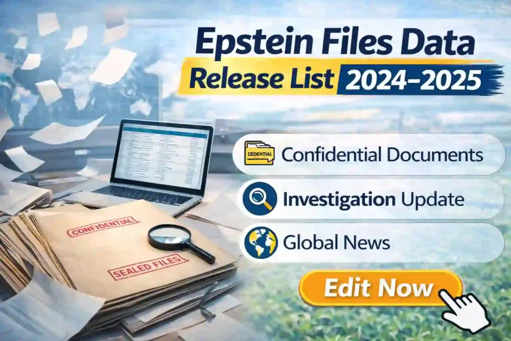 Epstein Files Data Release List 2024–2025